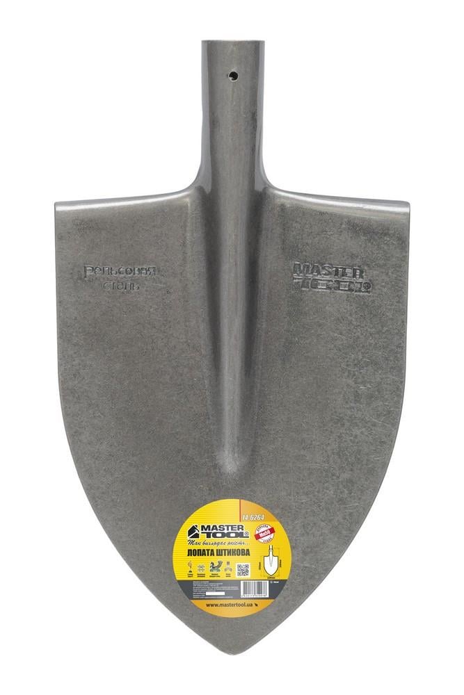 Лопата штыковая MasterTool лак 220х300х390 мм 0,8 кг