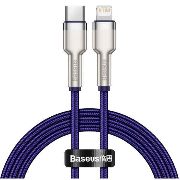 Кабель BASEUS Cafule Series Metal Cable Type-C to Lightning PD CATLJK-A05 20W 1 м Purple