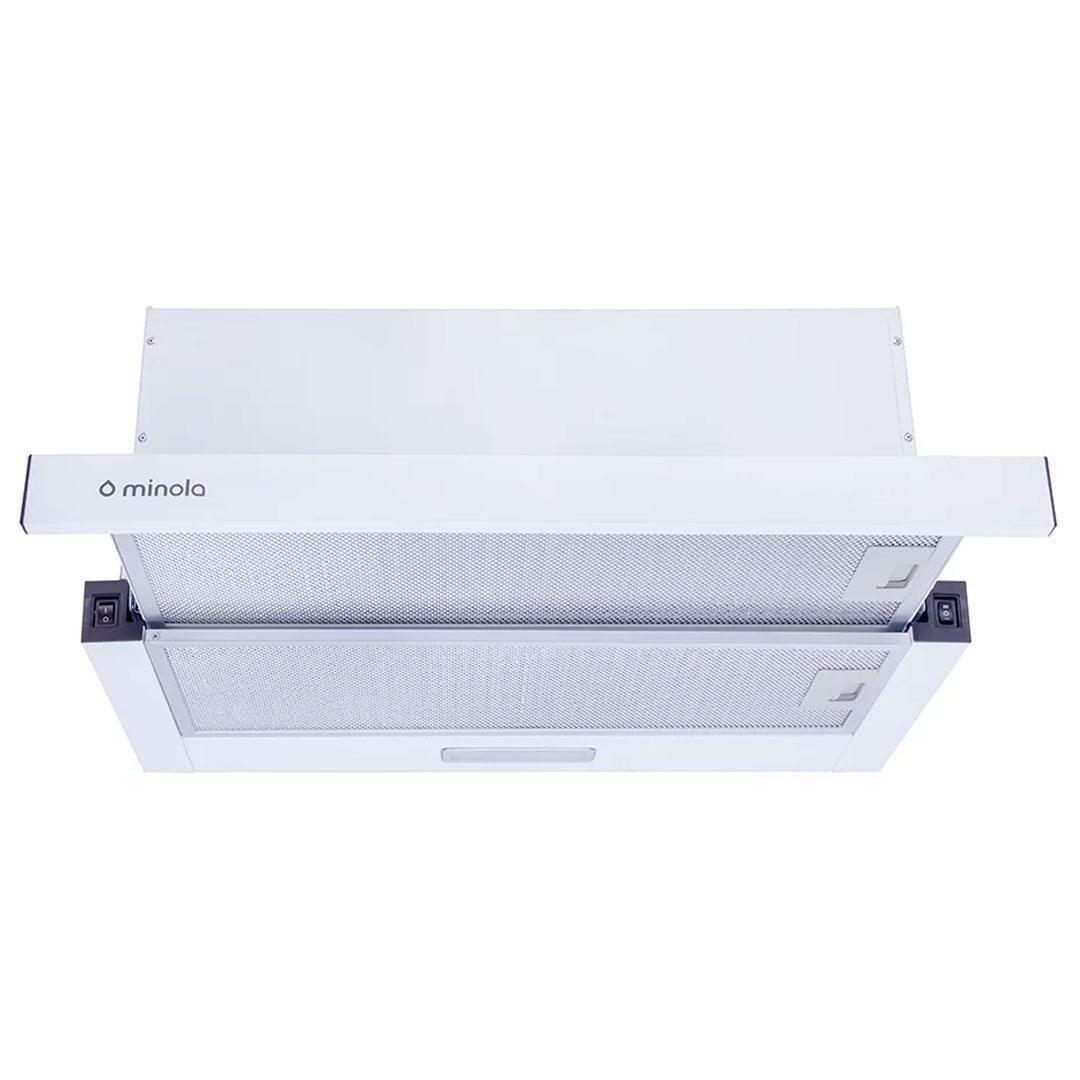 Витяжка MINOLA HTL 6914 WH 1300 LED Білий (5902767904827)