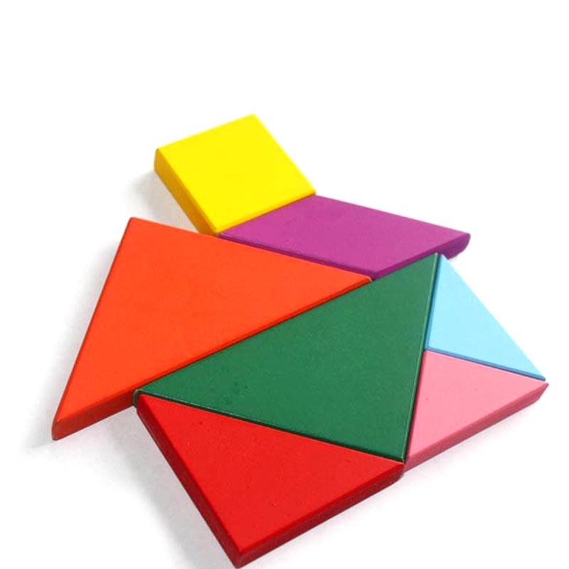 Геометрическая интеллектуальная головоломка Танграм Разноцветный - фото 2 Геометрическая интеллектуальная головоломка Танграм Разноцветный - фото 2
