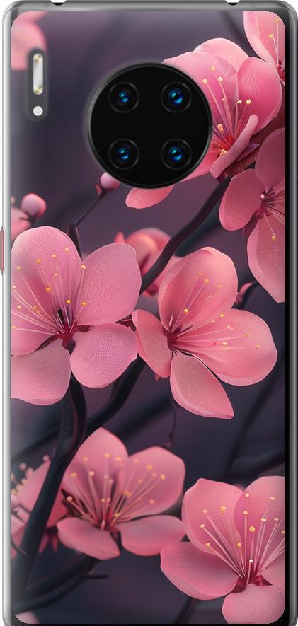 Чехол на Huawei Mate 30 Pro Пурпурная сакура (6075u-1796-42517)