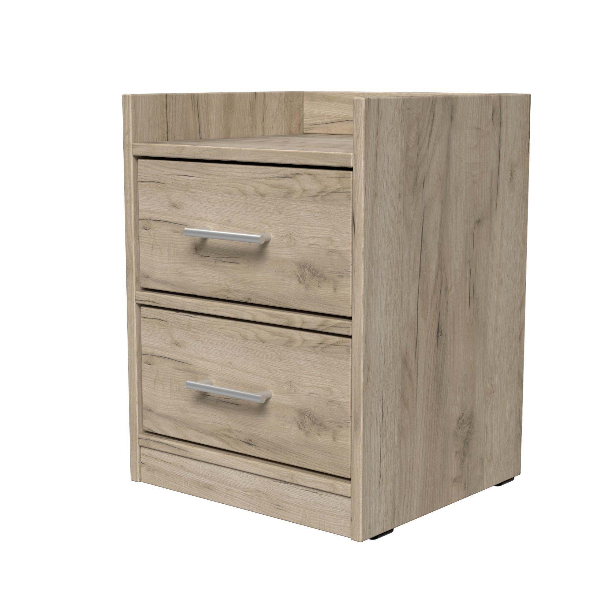 Тумба прикроватная ТП6 SENAM 500х380х350 мм ДСП Дуб Крафт Серый - фото 3