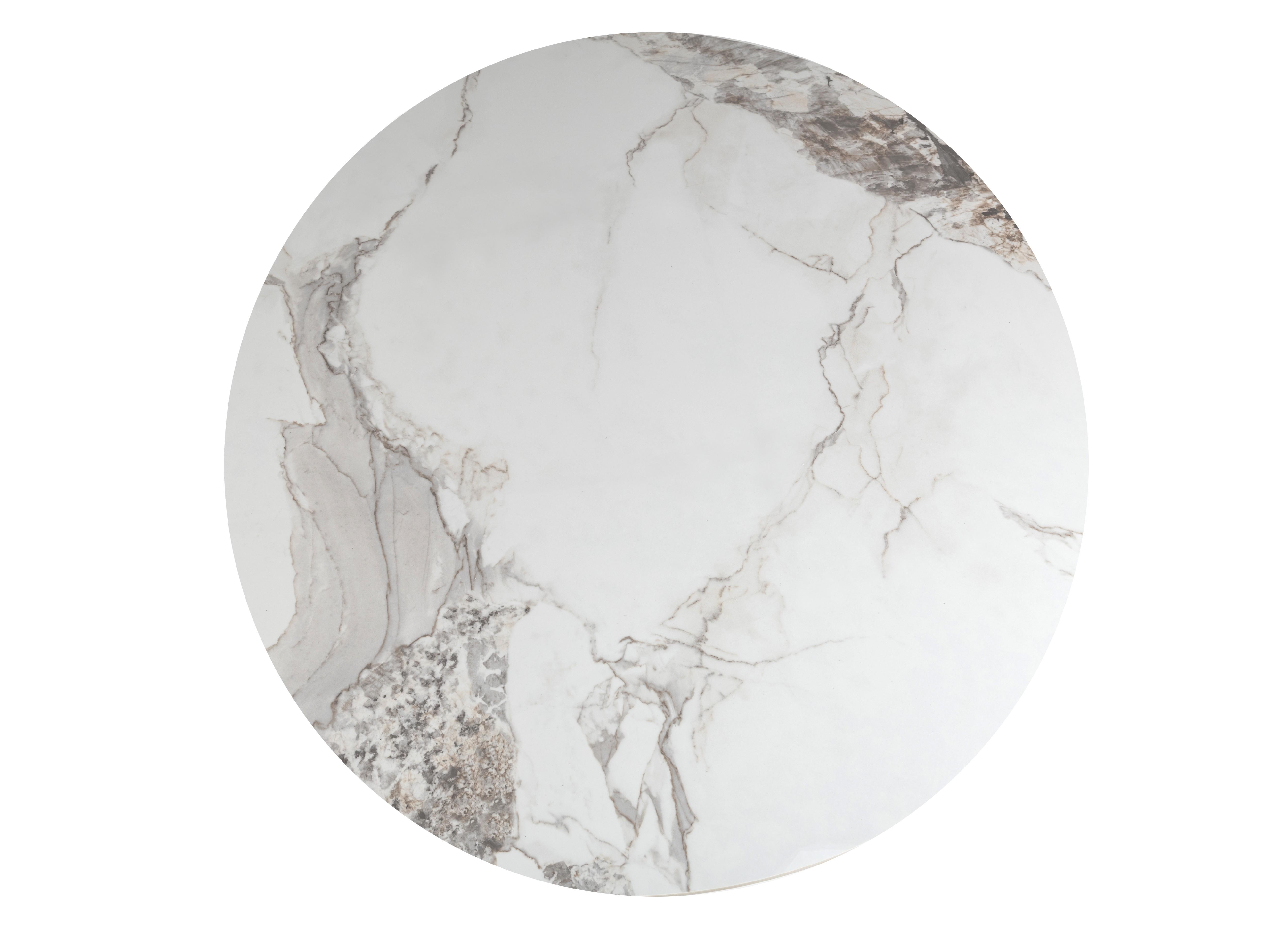 Стол обеденный круглый Квинто Ветро 900/760 мм Керамика голден сэнд/дуб (TМ-300) - фото 6 Стол обеденный круглый Квинто Ветро 900/760 мм Керамика голден сэнд/дуб (TМ-300) - фото 6