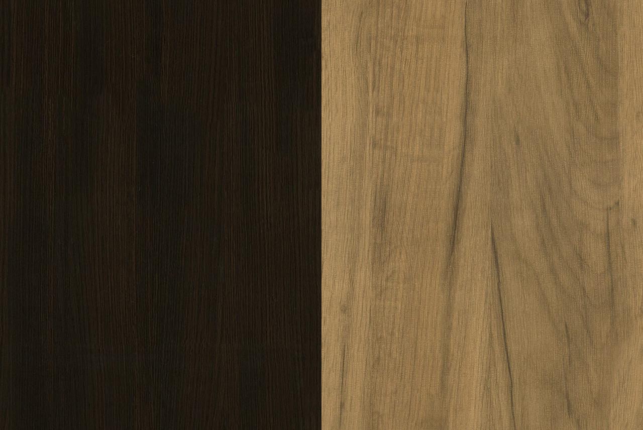 Комод-надставка в передпокій Мебель-Сервіс Тріо 1Д1Ш Венге темний/Дуб крафт (26925606) - фото 3 Комод-надставка в передпокій Мебель-Сервіс Тріо 1Д1Ш Венге темний/Дуб крафт (26925606) - фото 3