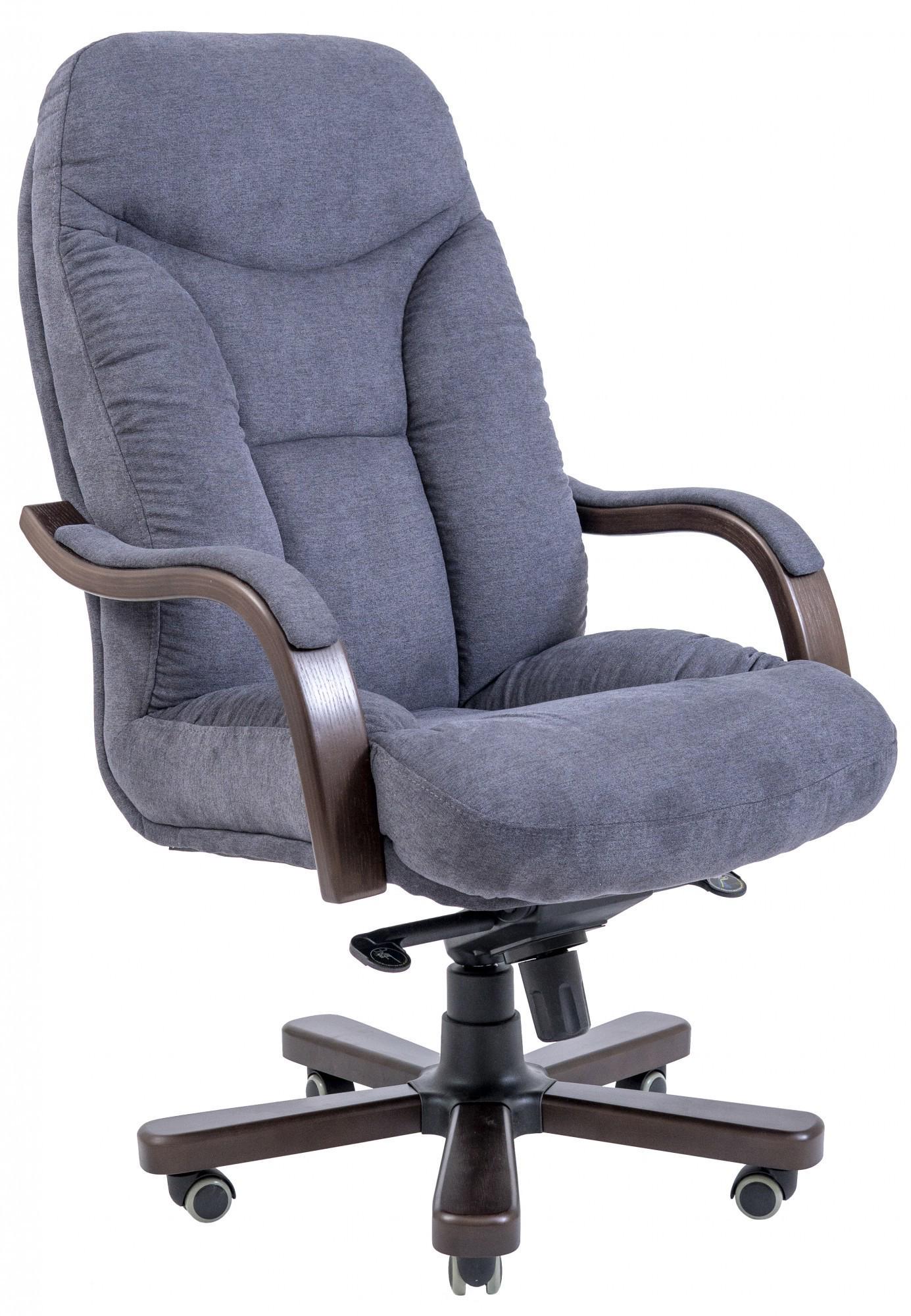 Кресло офисное компьютерное Maximus Мисти Dark Grey Wood Lux М3 MultiBlock Темно-серый