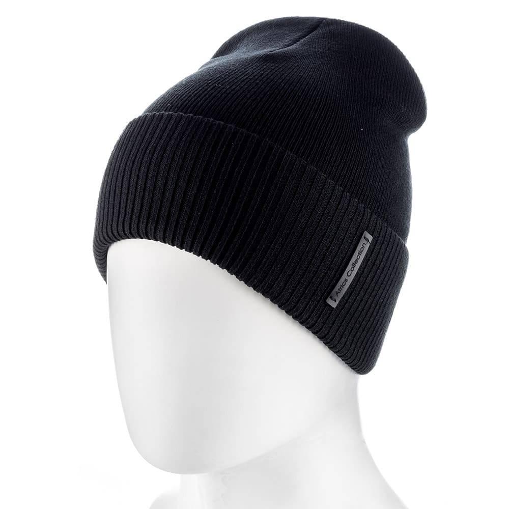 Шапка unisex Actrics UH794 из хлопка Черный