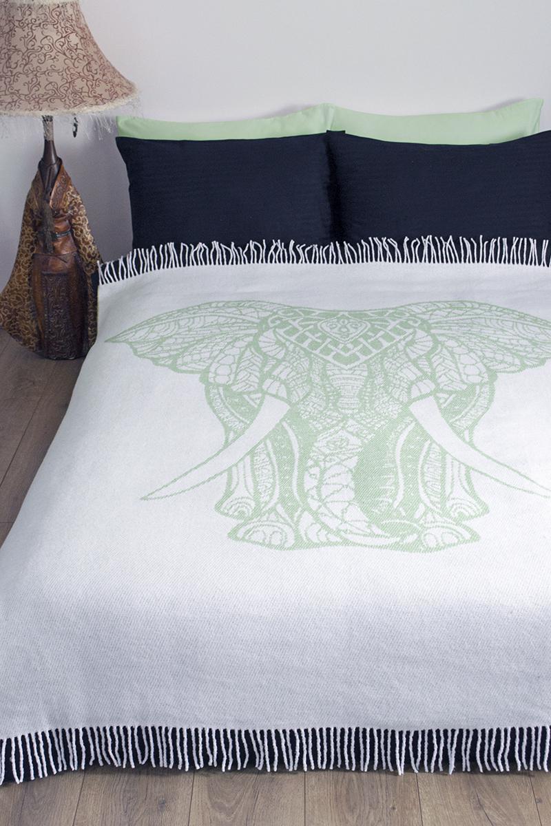 Плед Lotus Zeus-Elephant 140х200 см Ментоловый (29022) - фото 3 Плед Lotus Zeus-Elephant 140х200 см Ментоловый (29022) - фото 3