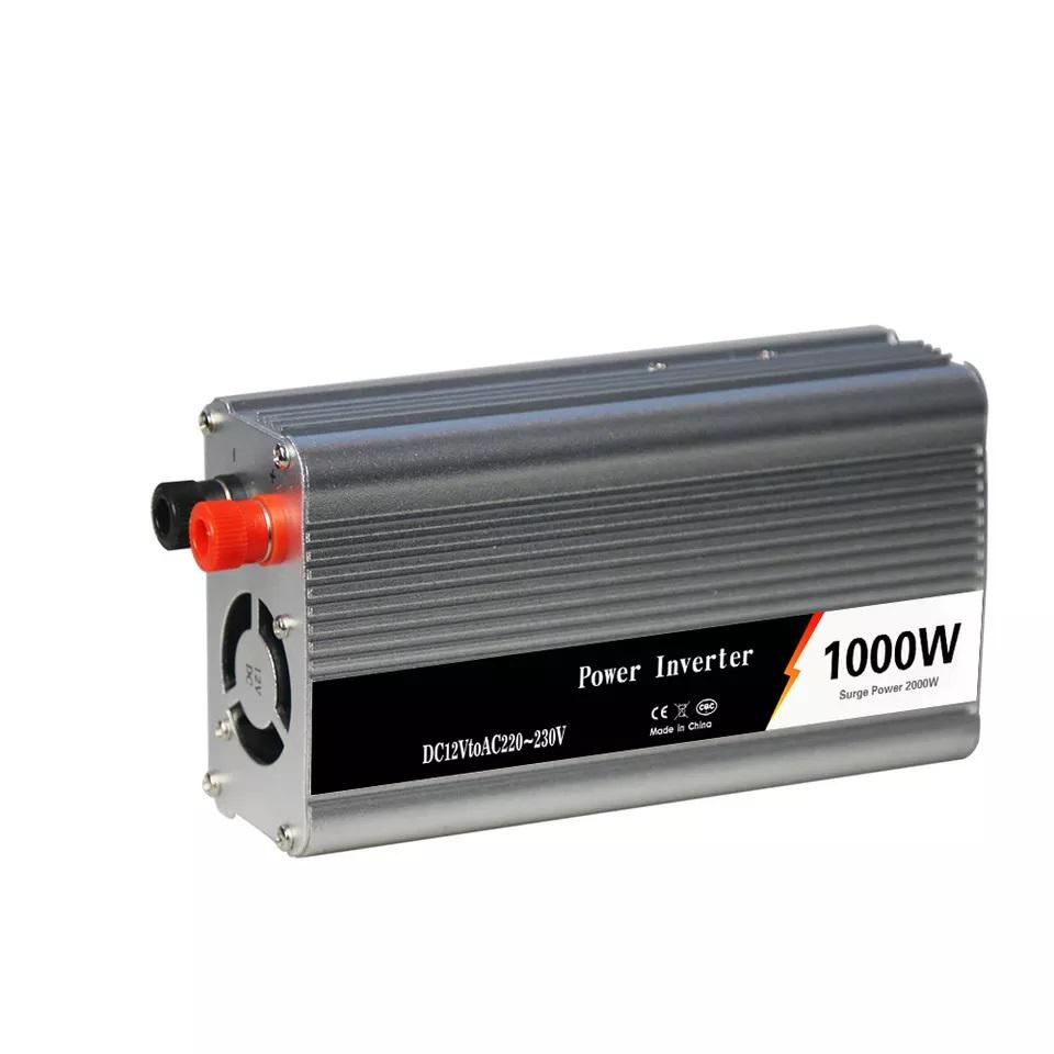 Преобразователь напряжения Инвертор AC/DC 12V-220 V 1000 W UKC Power Inverter Silver - фото 2