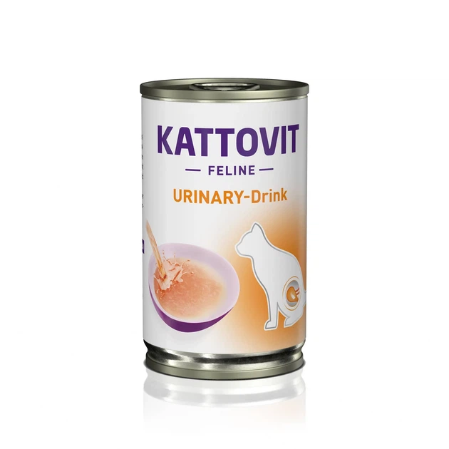 Напиток Kattovit Drink Urinary Huhn – для поддержания здоровья мочевыделительной системы у кошек 135мл
