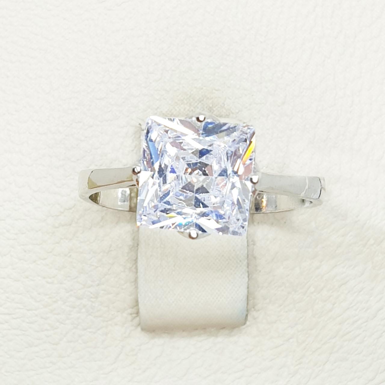 Кольцо серебряное с кубическим цирконием р. 18 2,78 г (1584707863)