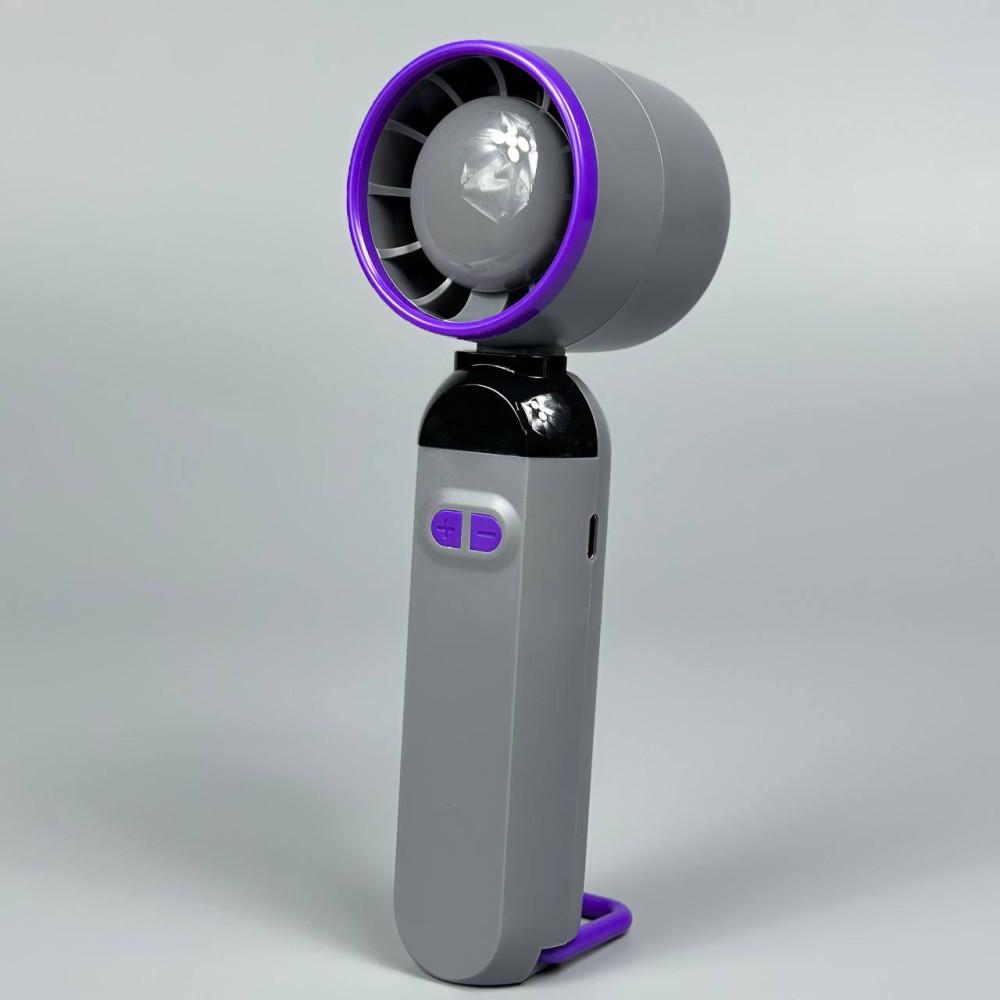 Вентилятор портативний настільний ручний Handheld fan LY-937 з акумулятором/дисплеєм/5 швидкостей (6-18-2054228)