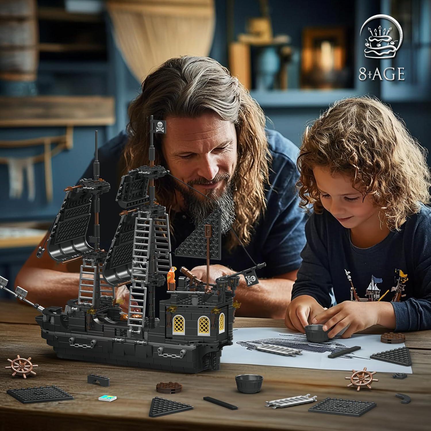 Конструктор Корабель піратський Чорна Перлина 932 дет. (10195) - фото 7 Конструктор Корабель піратський Чорна Перлина 932 дет. (10195) - фото 7