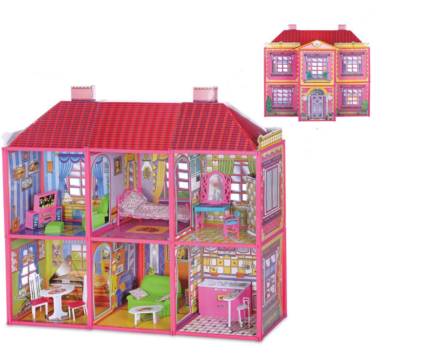 Будиночок ляльковий мрії Limo Toy 108,5х93х37 см (6983) Будиночок ляльковий мрії Limo Toy 108,5х93х37 см (6983)