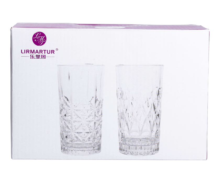 Набір склянок Lirmartur високих 6 шт. по 300 мл Прозорий - фото 5