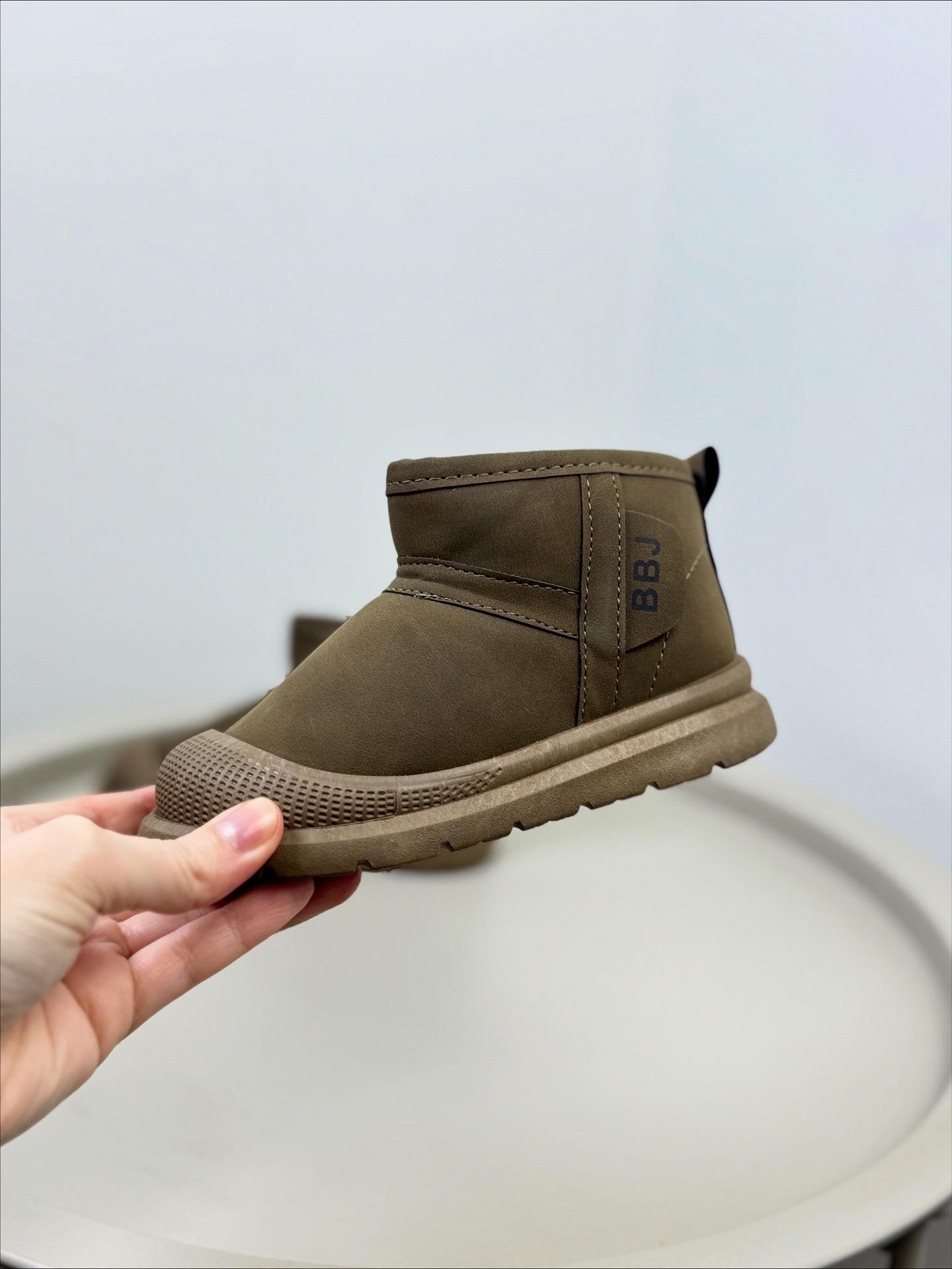 Ботинки детские зимние 1663 р. 32 Коричневый (30774198) - фото 7