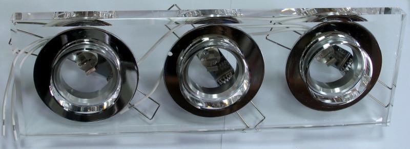 Светильник точечный декоративный HDL-G141/3 CL Crystal MR16 Светильник точечный декоративный HDL-G141/3 CL Crystal MR16
