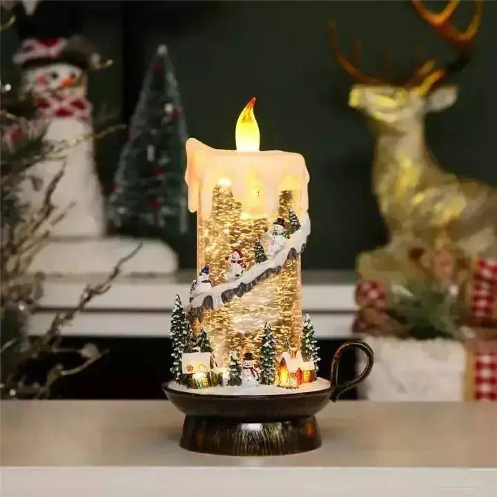 Новогодний ночник Снеговик XMAS 21020B USB тепло-белым свечением (31457763)