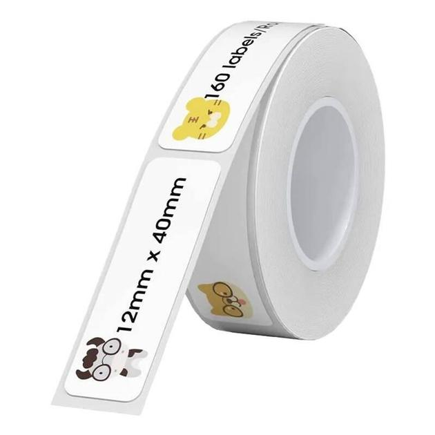 Этикетки для термопринтеров NIIMBOT D11/D110/D101/H1S 12x40 мм 160 шт. ZOO Color (A2A68301001)