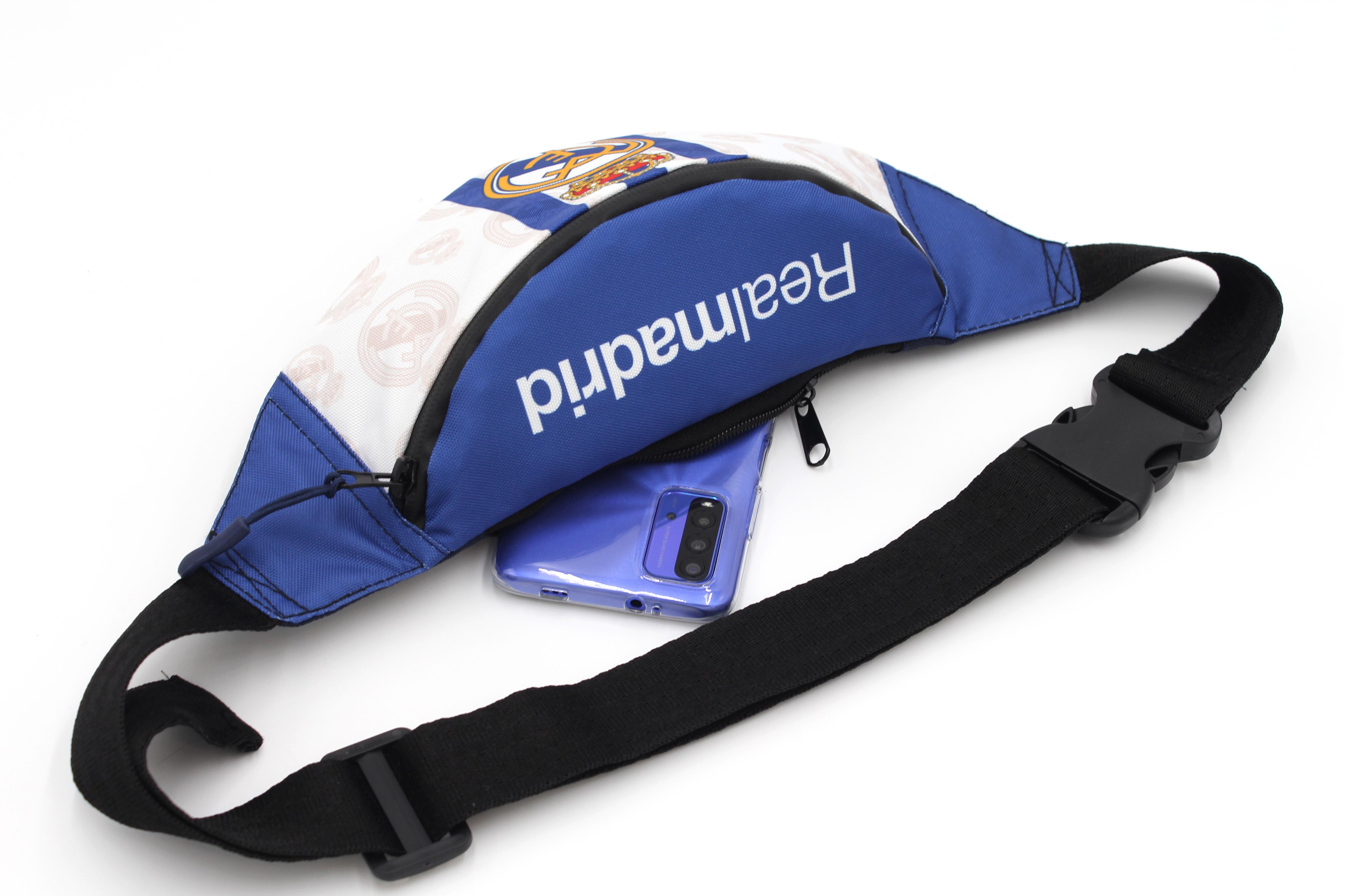 Сумка бананка чоловіча Реал Мадрид (BF-001) - фото 3 Сумка бананка чоловіча Реал Мадрид (BF-001) - фото 3