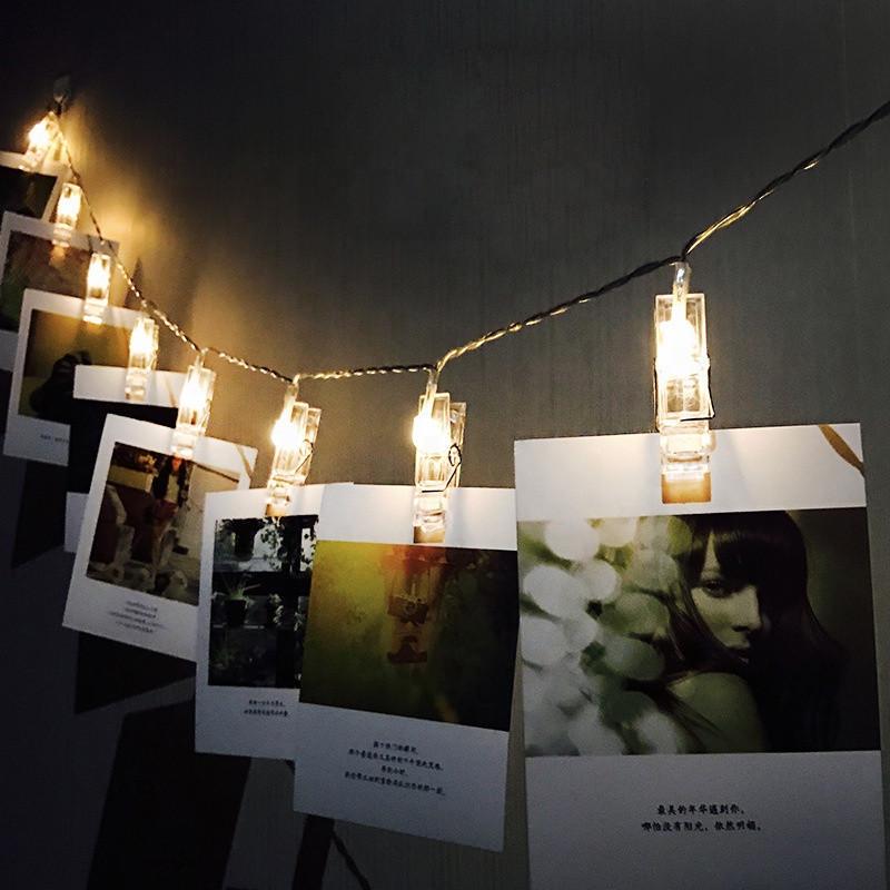 Гирлянда светодиодная LTL с прищепками для фото 10 led 165 см Warm White Гирлянда светодиодная LTL с прищепками для фото 10 led 165 см Warm White