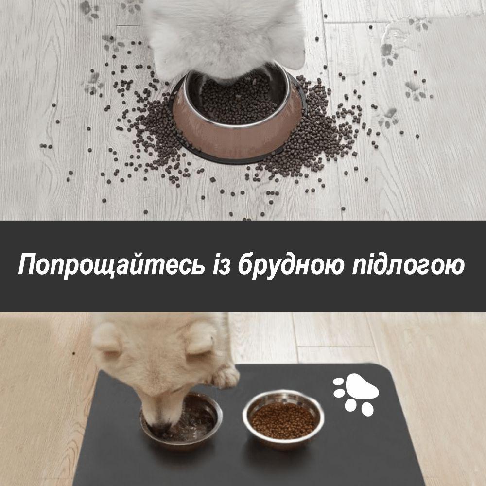 Килимок для тварин Сліди антиковзний/поглинаючий/швидковисихаючий 40х55 см Чорний (300171) - фото 5 Килимок для тварин Сліди антиковзний/поглинаючий/швидковисихаючий 40х55 см Чорний (300171) - фото 5