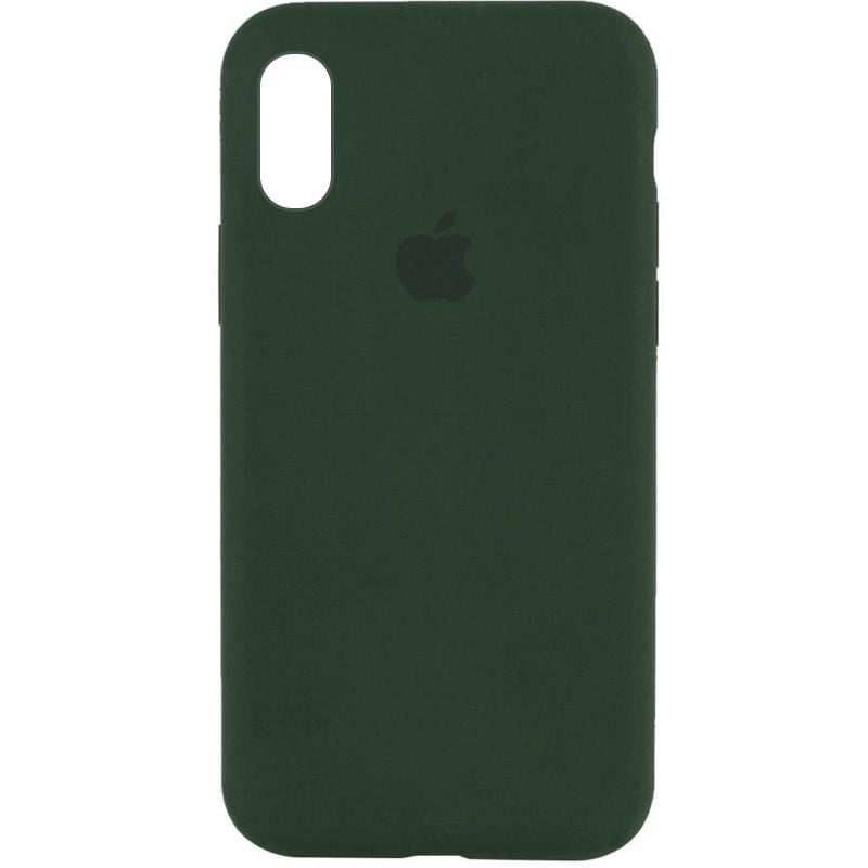 Протиударний чохол Silicone Case Full Protective AA для Apple iPhone XR 6.1" Зелений/Cyprus Green