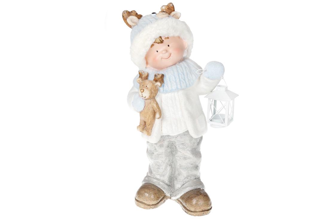 Новогодняя фигура BonaDi Мальчик (711-338)