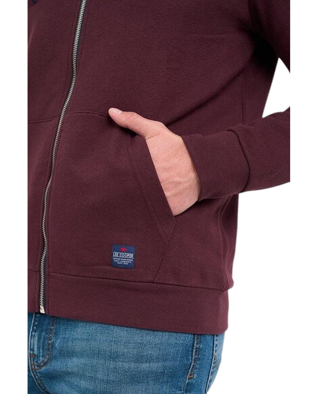 Толстовка мужская Lee Cooper 10395423.FF01 XXL Бордовый (5942723130907) - фото 7 Толстовка мужская Lee Cooper 10395423.FF01 XXL Бордовый (5942723130907) - фото 7