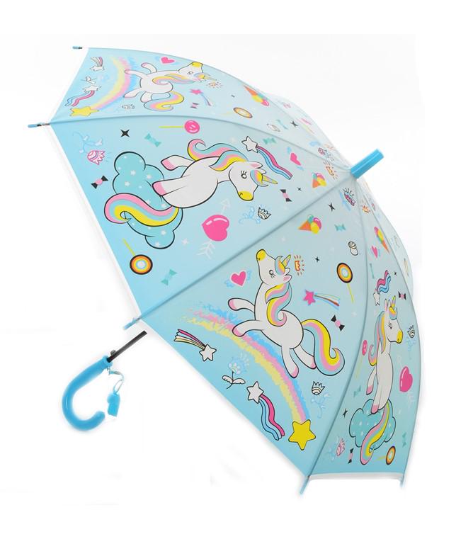 Зонтик детский Bambi MK 3873-2 со свистком Голубой