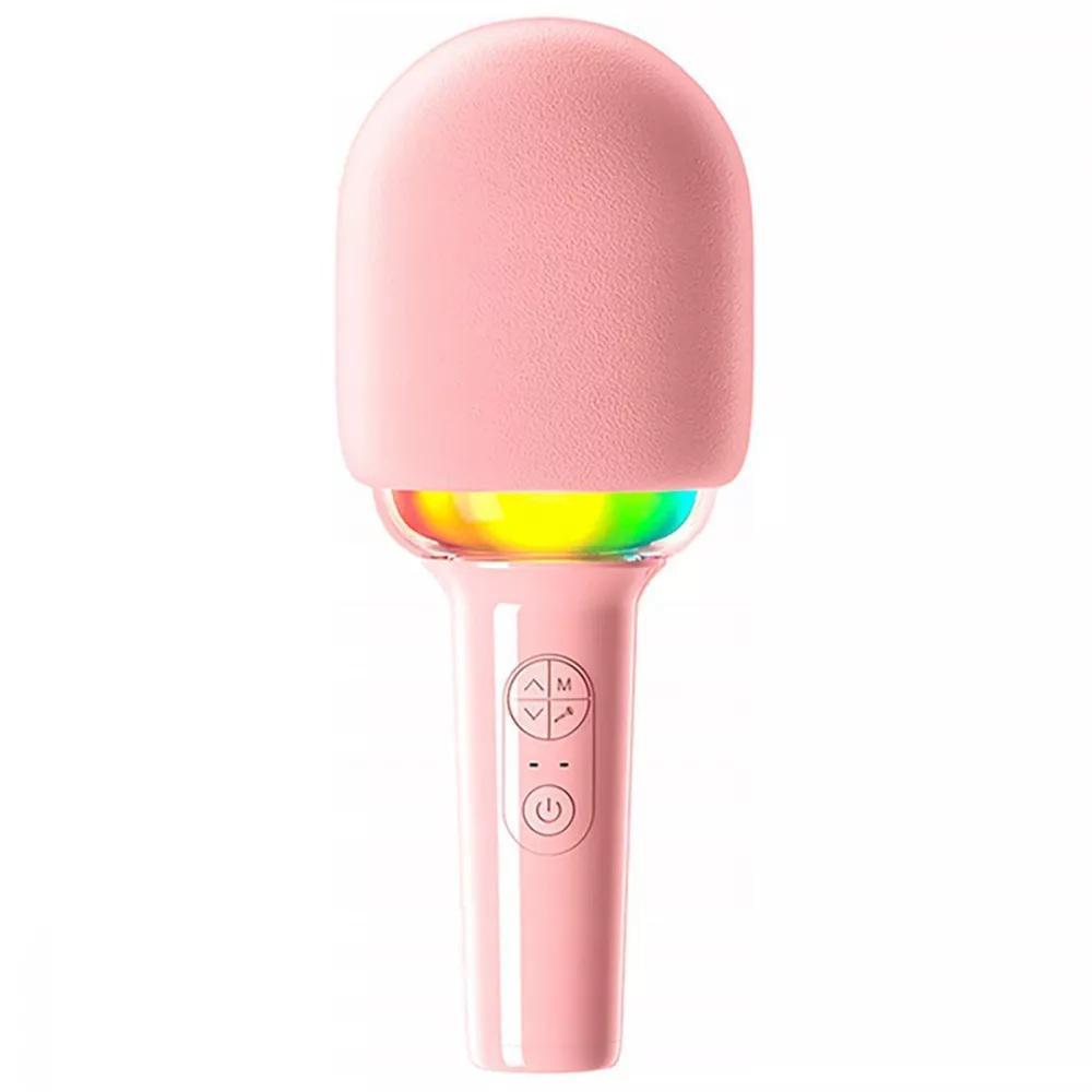 Микрофон детский с караоке PlaySound Bluetooth 5.0 Pink (24869532)
