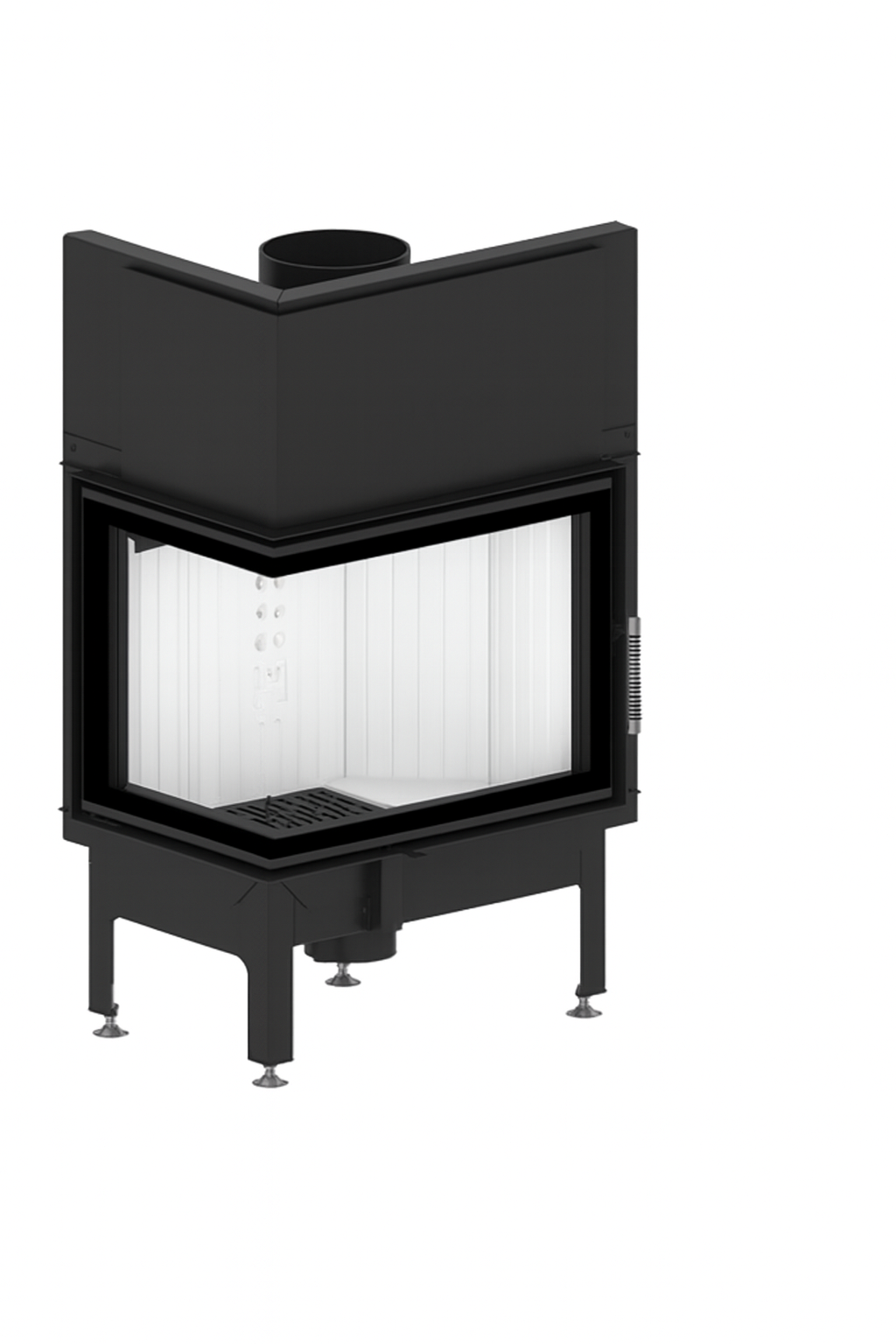 Топка камінна Hitze ALBERO AL9L.H-D 9 кВт ліва