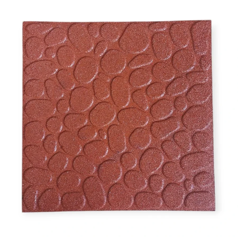 Резиновая плитка Галька 500х500х10 мм Красный (2562227338) Резиновая плитка Галька 500х500х10 мм Красный (2562227338)