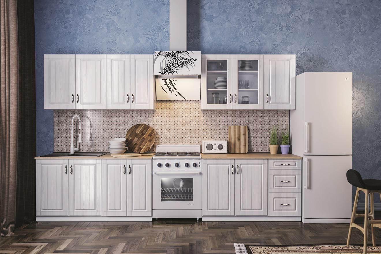 Кухня модульная Provence Белое дерево (000-000-3100)