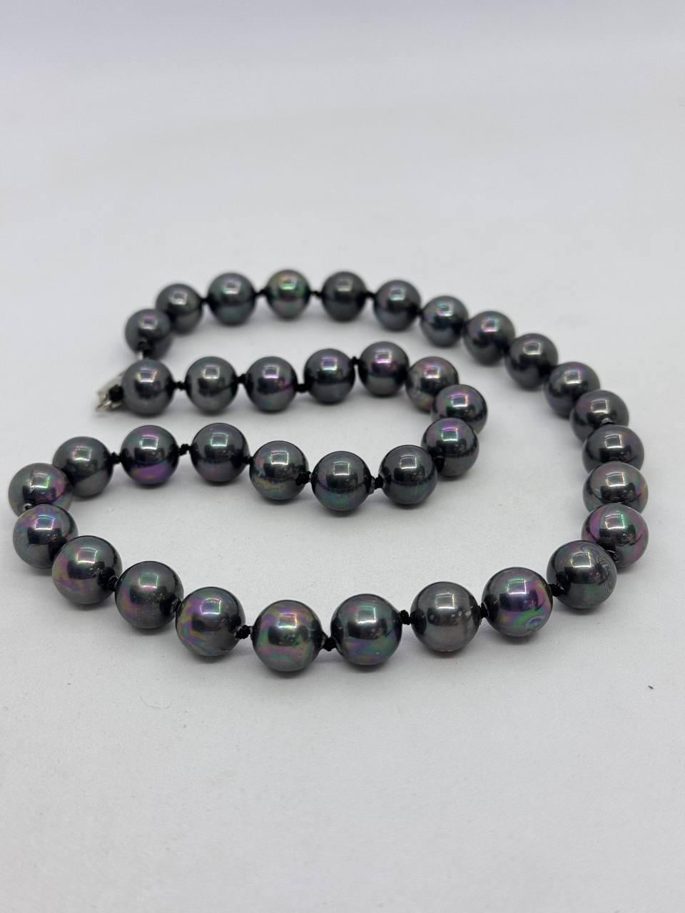 Бусы майорка 45 см Черный (12359)