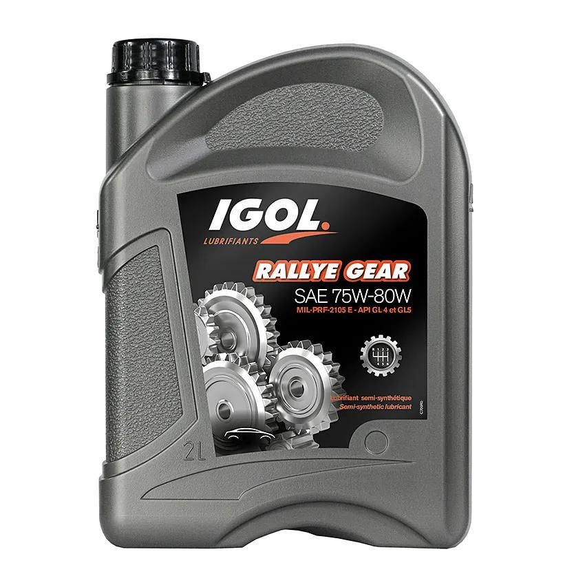 Трансмісійне мастило IGOL RALLYE GEAR 75W-80 2 л (RALGE75W802)