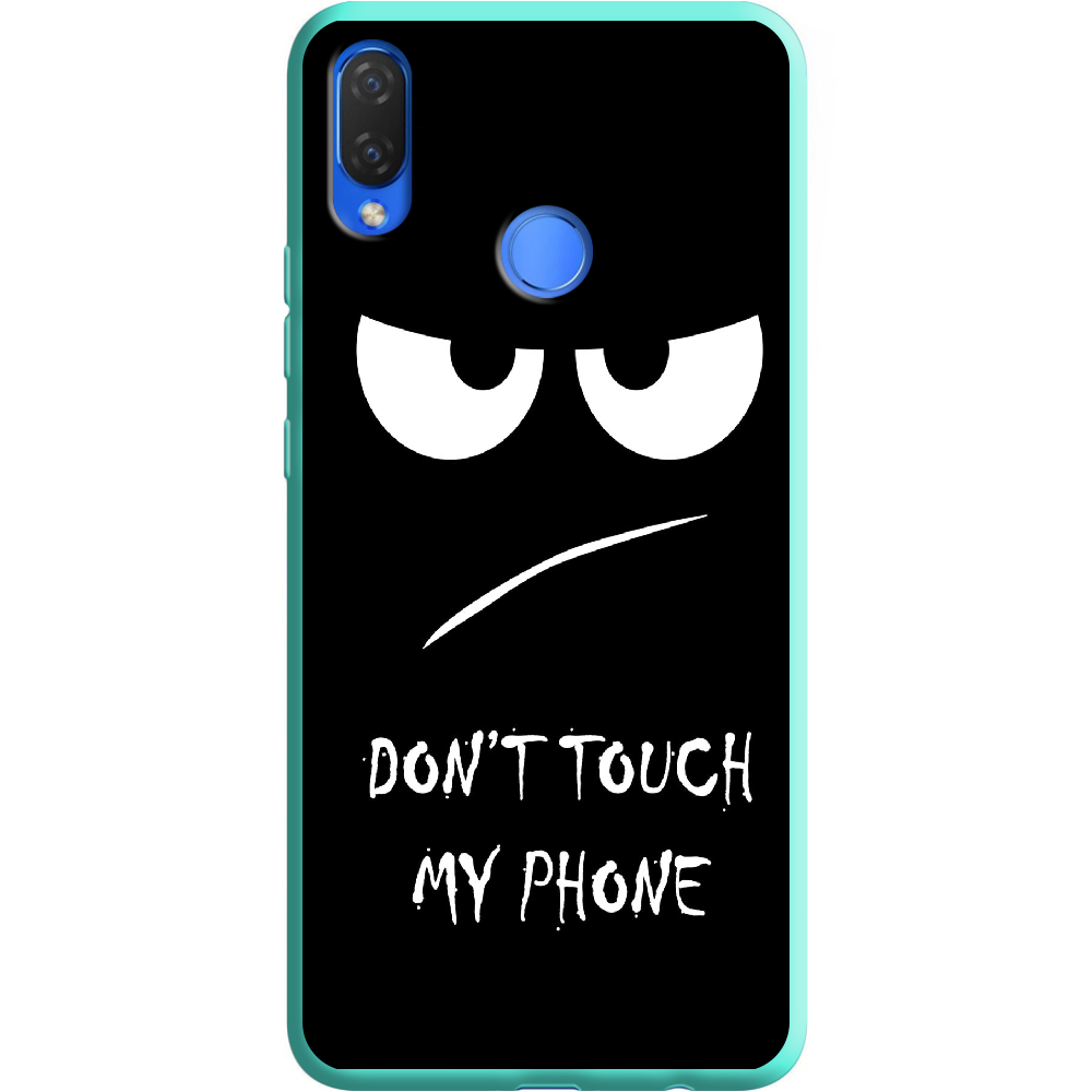 Чехол Boxface Huawei P Smart Plus Don't Touch my Phone Мятный силикон (34912-up535-36134)