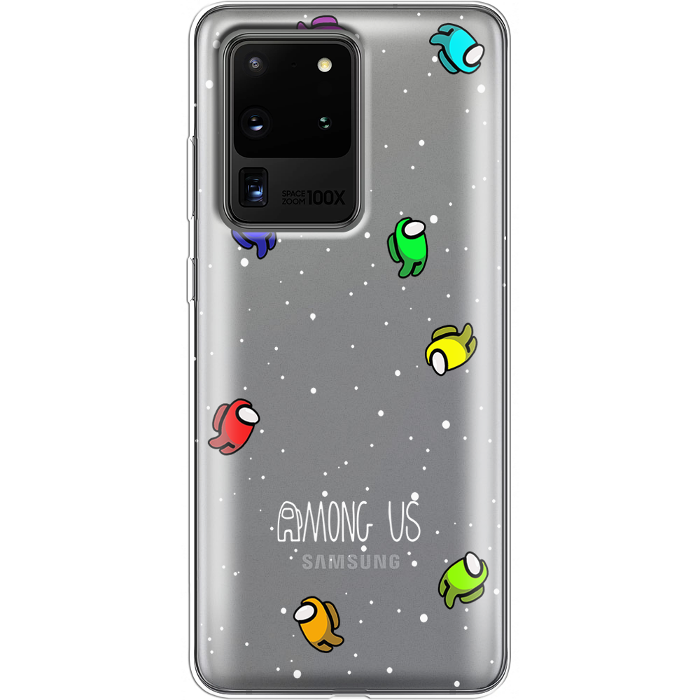 Чохол Boxface Samsung G988 Galaxy S20 Ultra Among Us Invisible Прозорий силікон (38878-bk76-38878)