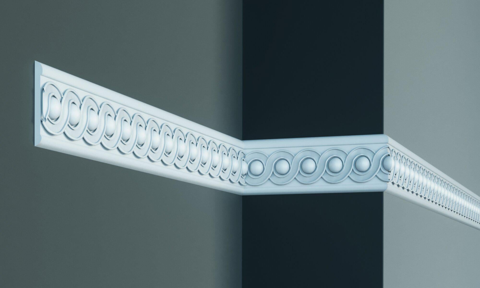 Молдинг с орнаментом Gaudi Decor CR638 81x22 мм 2000 мм (12368688)
