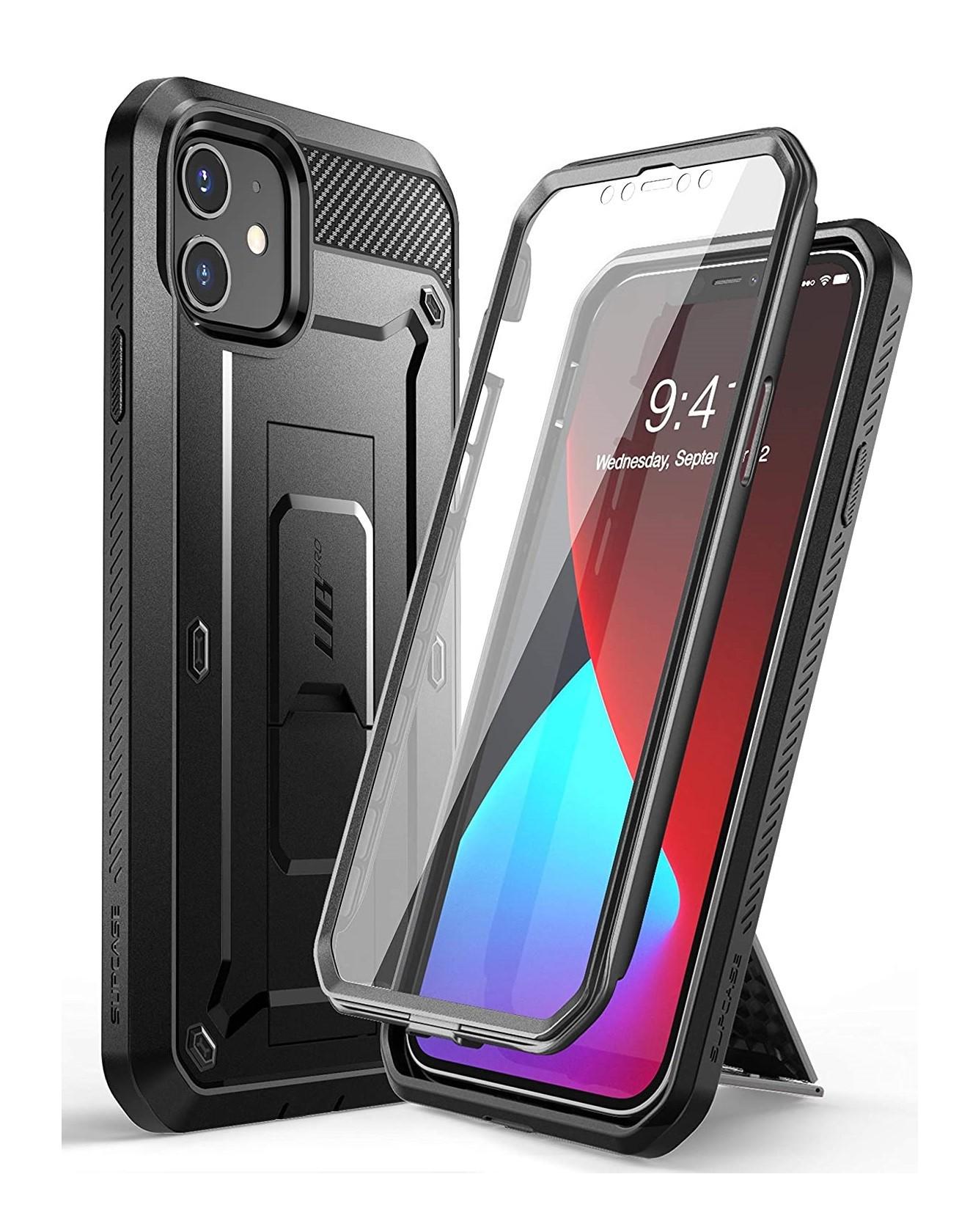 ᐉ Противоударный чехол с подставкой и защитой экрана Supcase Unicorn Beetle  Pro для Iphone 12 Mini (5.4