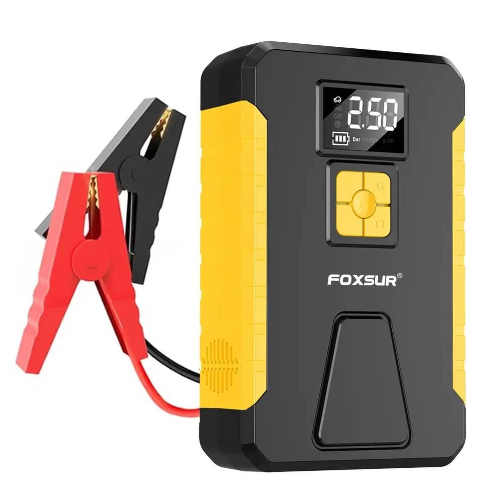 Пусковое устройство Foxsur FJS950 800A 26800 mAh с компрессором (1304)