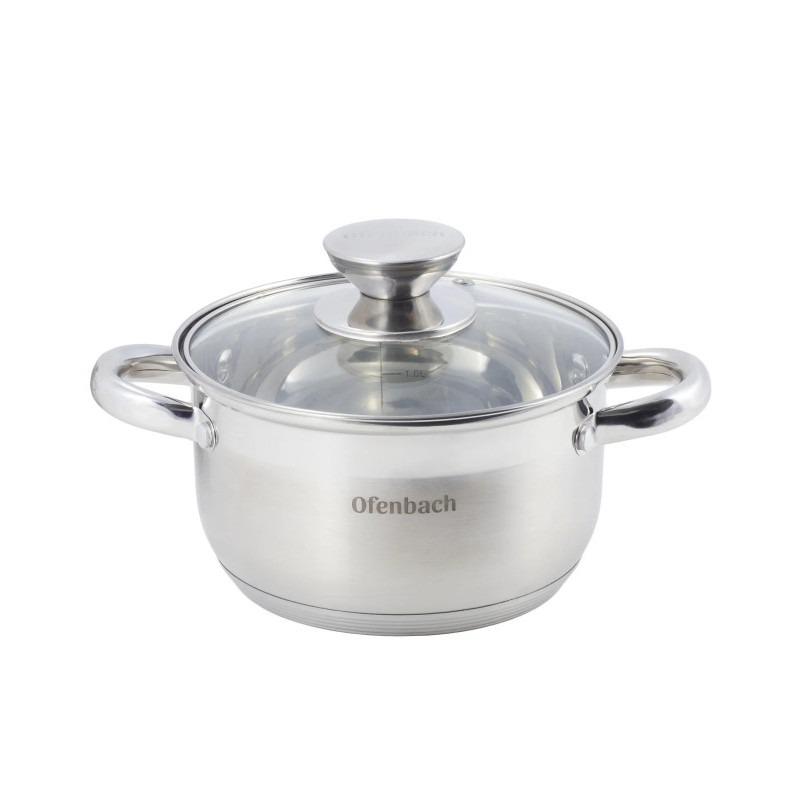 Набор кастрюль Ofenbach OF-100001 12 пр. (119289) - фото 3