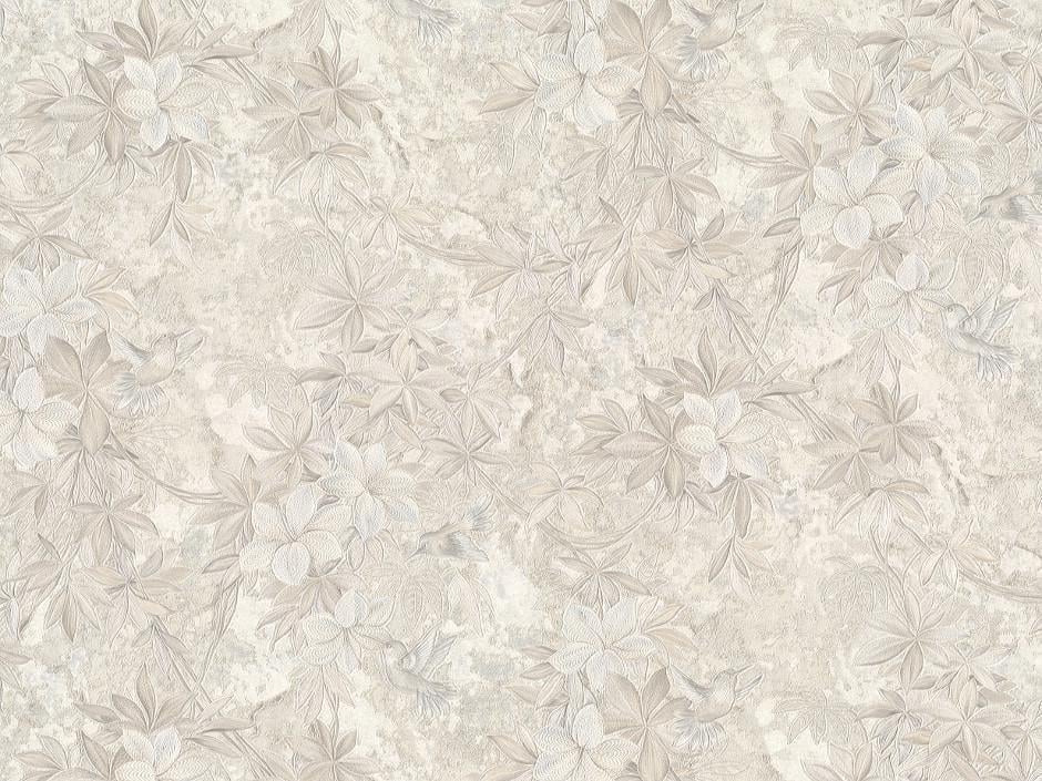 Обои флизелиновые LeGrand Platinum Эльвира 8677-01 Декор винил горячего тиснения 1,06х10,05 м Серый