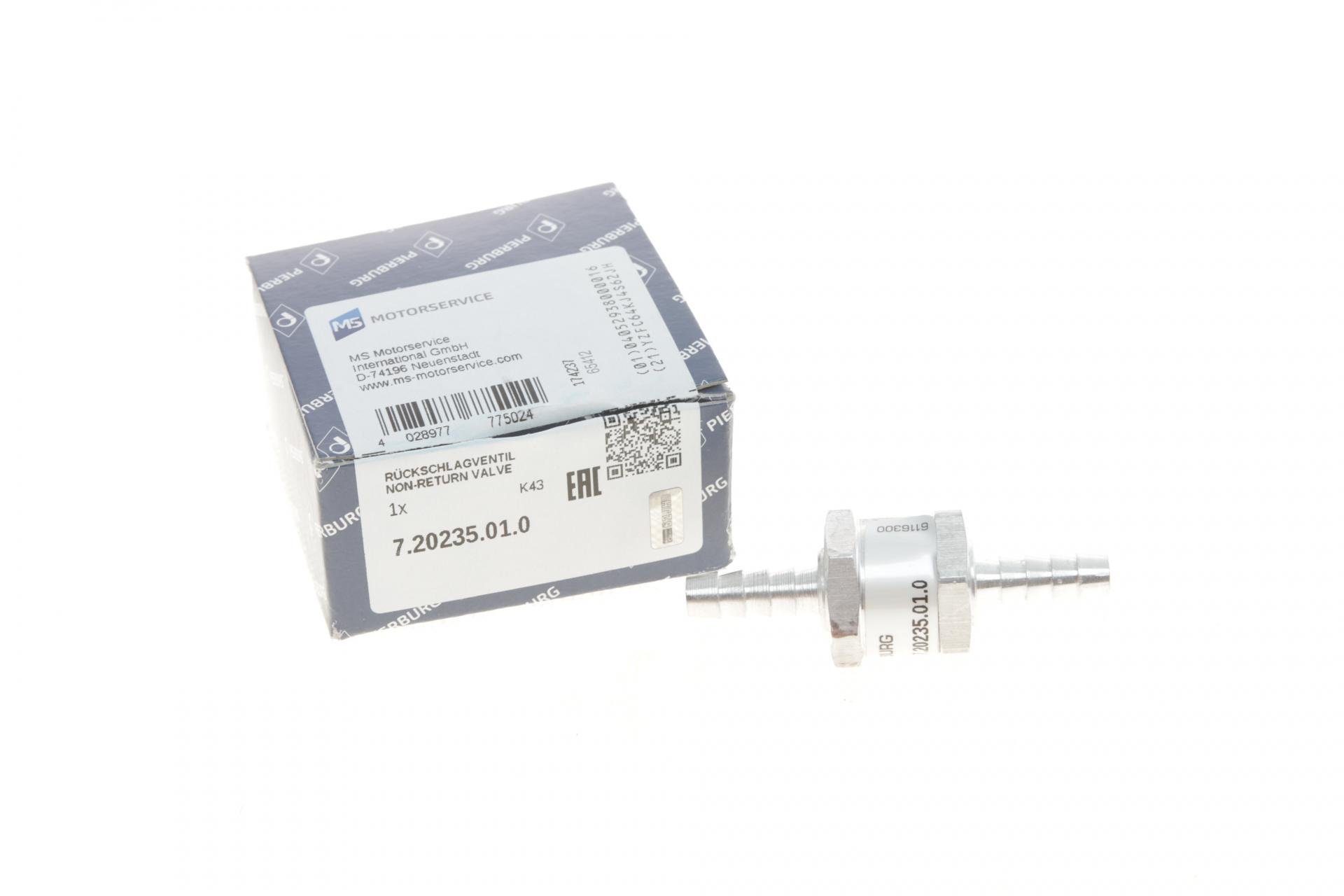 Клапан топливный обратный d 6 мм VW Passat B5/B6 1,6 96-10 (7.20235.01.0)