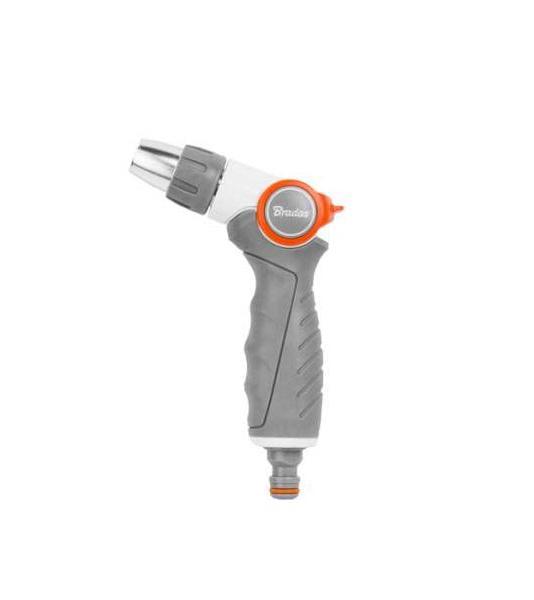 Пистолет для полива Bradas Smooth Control Line металлический регулируемый White (21338)