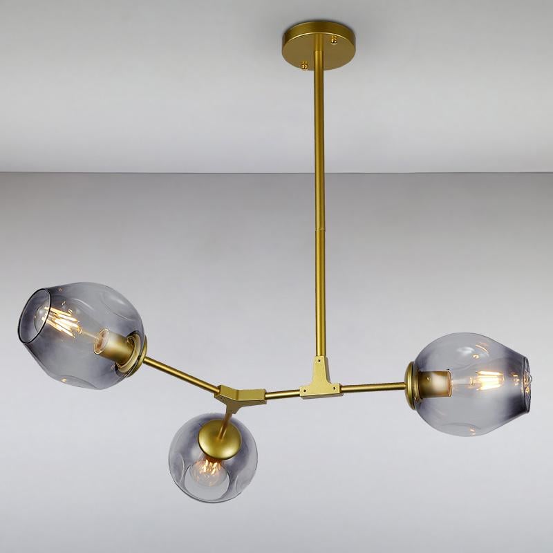 Люстра подвесная молекула Light House LS-15226-3 Золото