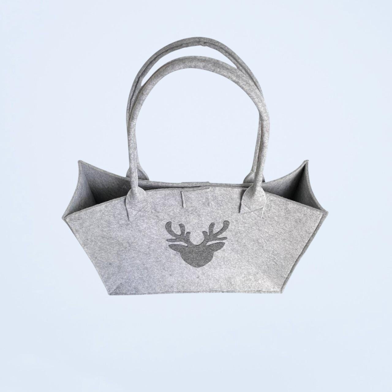 Шоппер из войлока HPI с ручками на кнопке универсальный Светло-серый (22922137) - фото 7 Шоппер из войлока HPI с ручками на кнопке универсальный Светло-серый (22922137) - фото 7