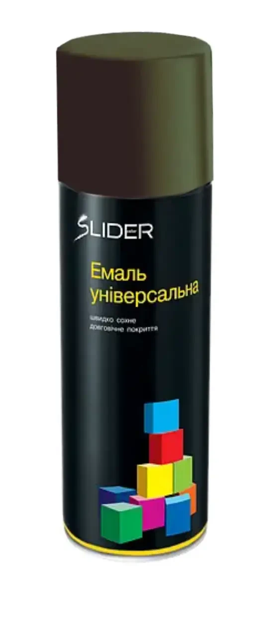 Эмаль аэрозольная Lider RAL 6006 универсальная матовая 400 мл Хаки (28716357)