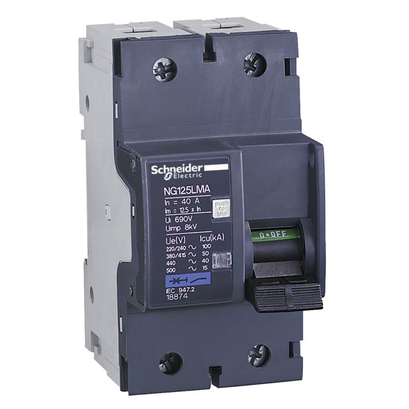 Автоматический выключатель Schneider Electric NG125L 2P 16A 15kA MA (18872) Автоматический выключатель Schneider Electric NG125L 2P 16A 15kA MA (18872)