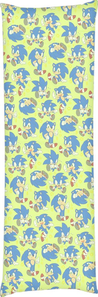 Подушка дакимакура Sonic 47 50x150 см (13531905)