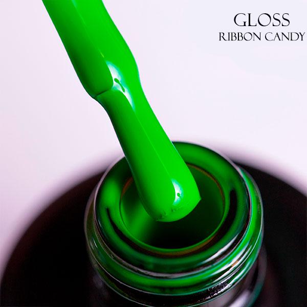 Гель-лак GLOSS Ribbon Candy 508 11 мл Зеленый неоновый (78258)